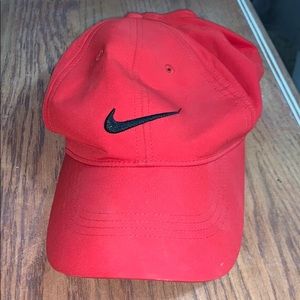 Red Nike Golf Hat